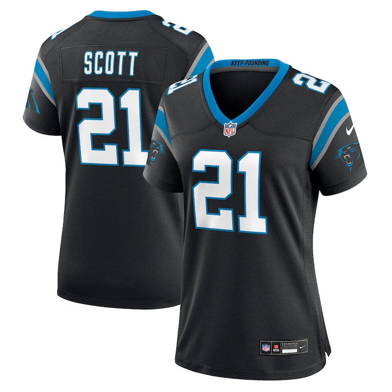 None Nick Scott CAR Panthers Powerful Premium Material Jersey