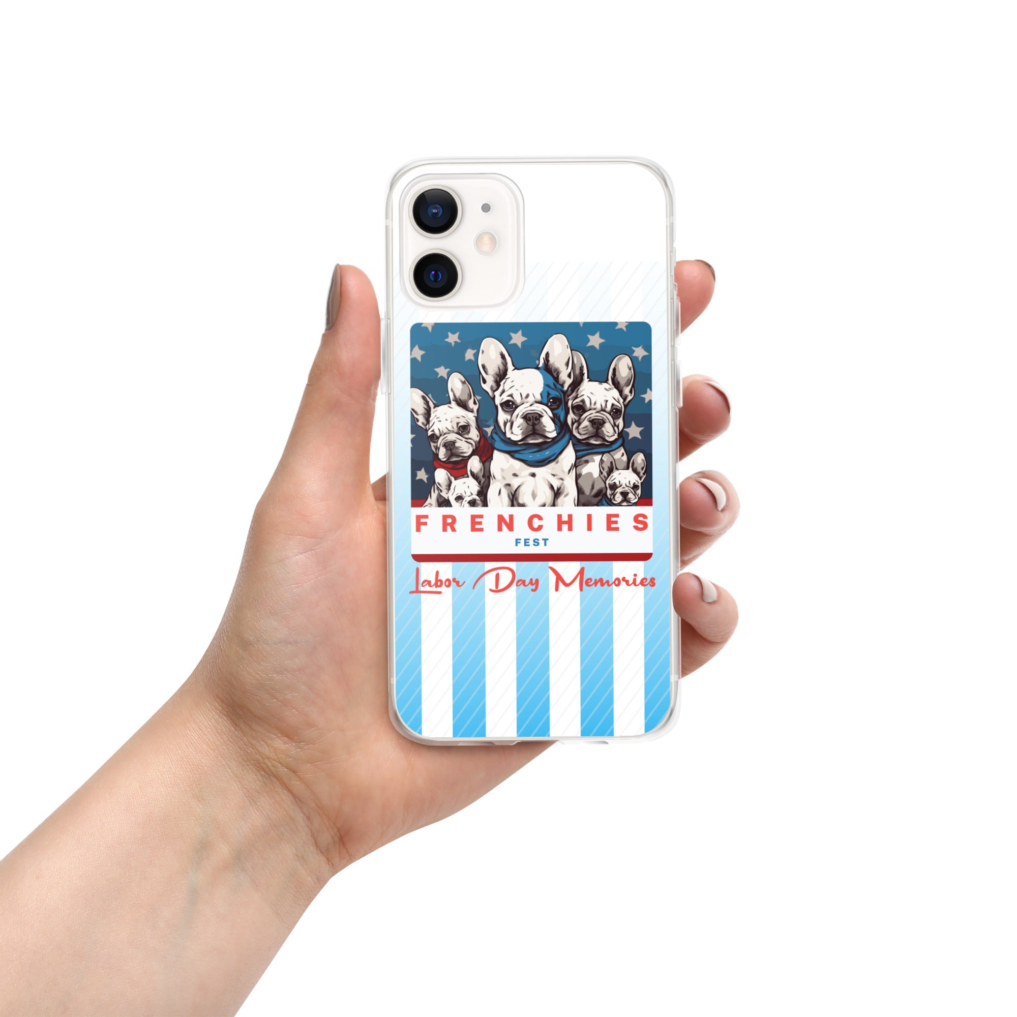 Stylish Labor Day - Clear Case For Iphone® for French Bulldog Lovers