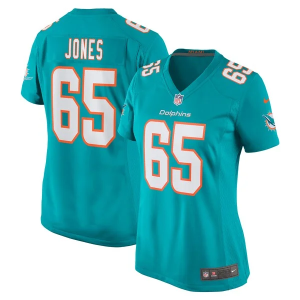 None Robert Jones Game Jersey - Aqua | NFL Player Jersey | NFL Footbal
