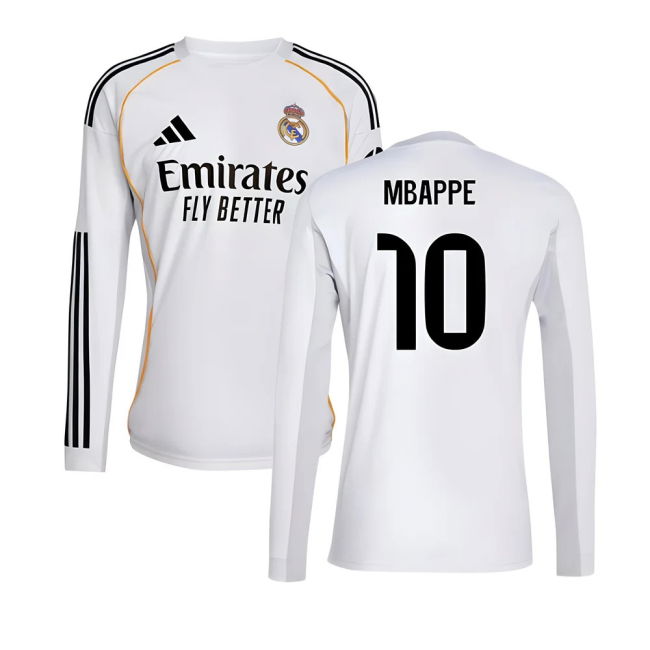 2025-2026 Camiseta Real Madrid Local Hombres - Auténtica - Mbappe 10