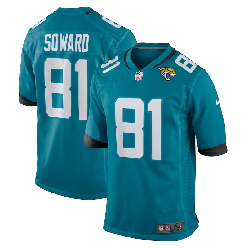 None R. Jay Soward JAX Jaguars Championship Elite Jersey Game Day Wear