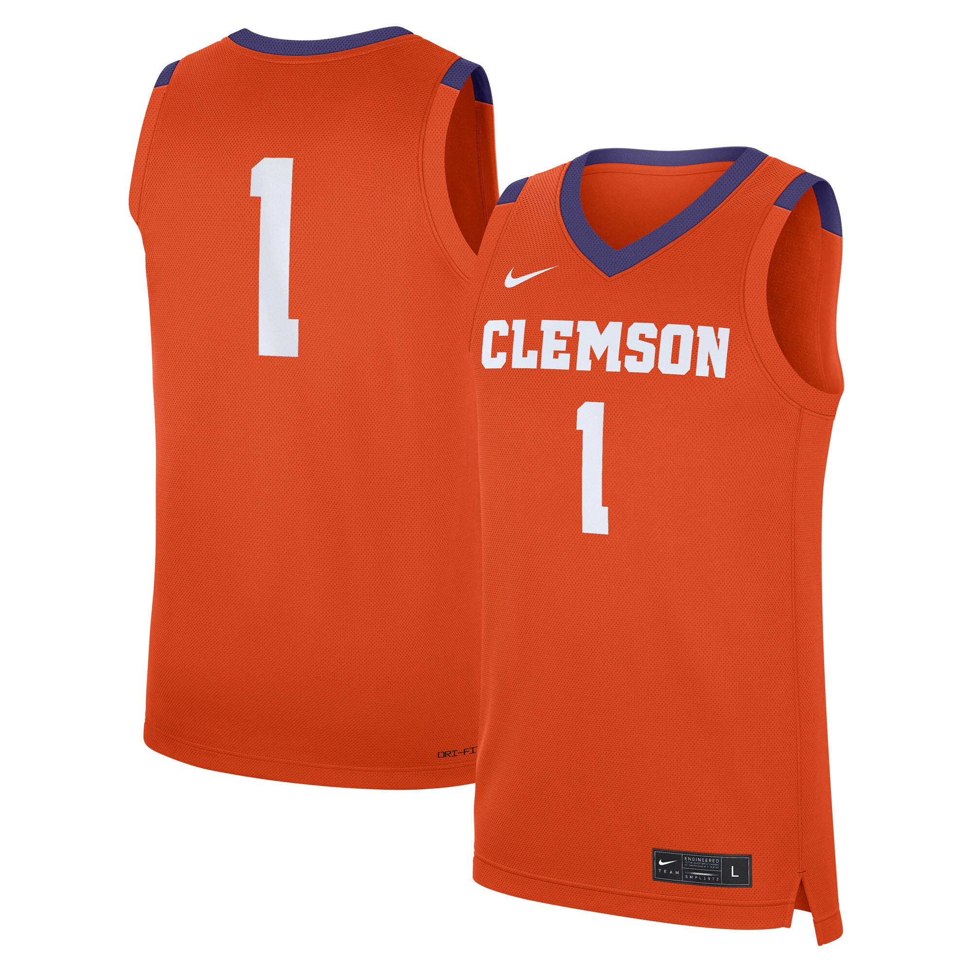 [DDG] Clemson Tigers Road Replica Jersey - Orange