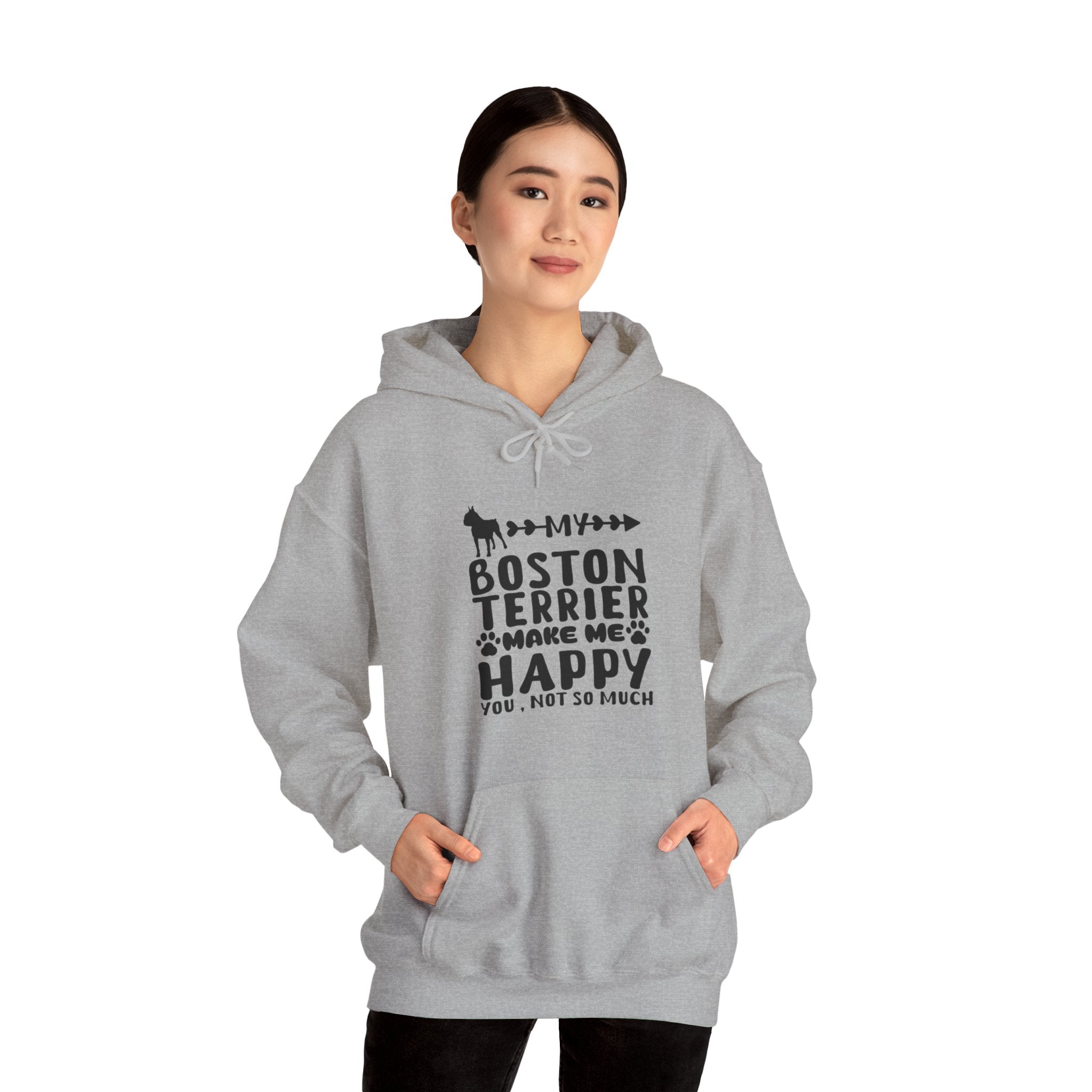 Stylish Dottie - Unisex Hoodie For Boston Terrier Lovers for Everyday