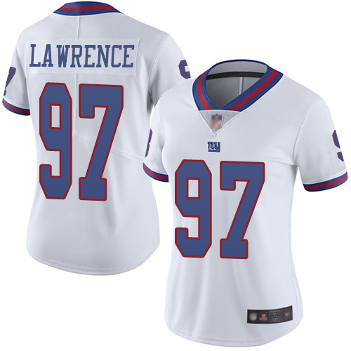 NFL Y G Giants #97 Dexter Lawrence White Limited Jersey - High Quality