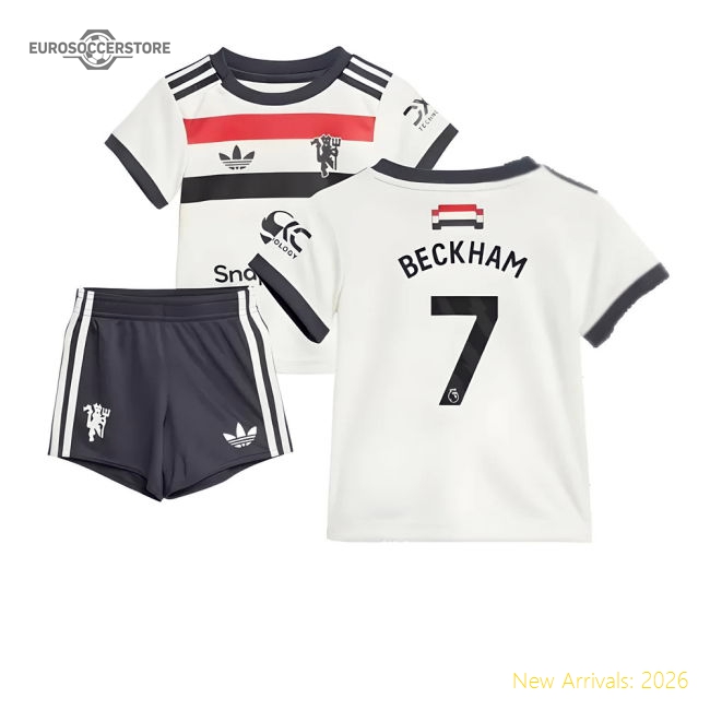 First-class 2024-2025 Man Utd Third Baby Kit (beckham 7)