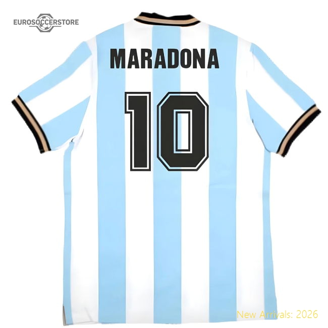 False National Teams Nein Argentina Home Jersey Vintage Jersey (Maradona