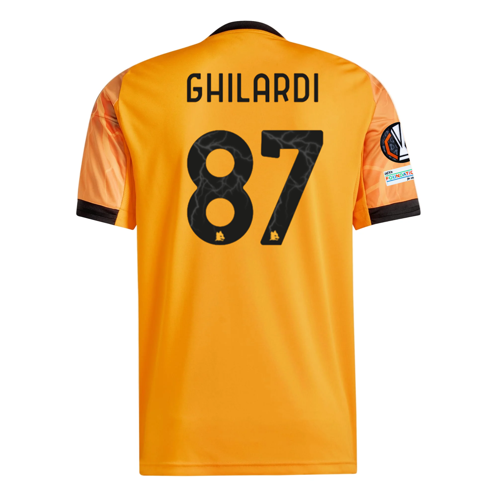 AS Roma Ghilardi 2025-2026 UEL Away Jersey – Authentic Shirt