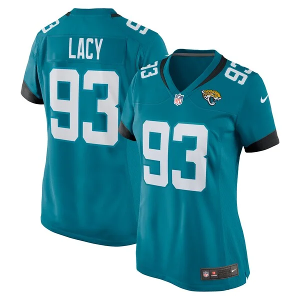 None Tyler Lacy Game Jersey - Teal | NFL Player Jersey | NFL Football