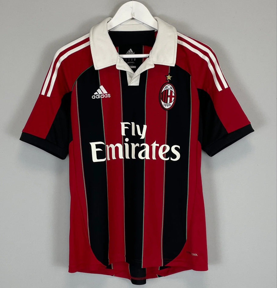 AC Milan 1213 Home Retro Shirt ZlatanI Brahimovic 10 - Official