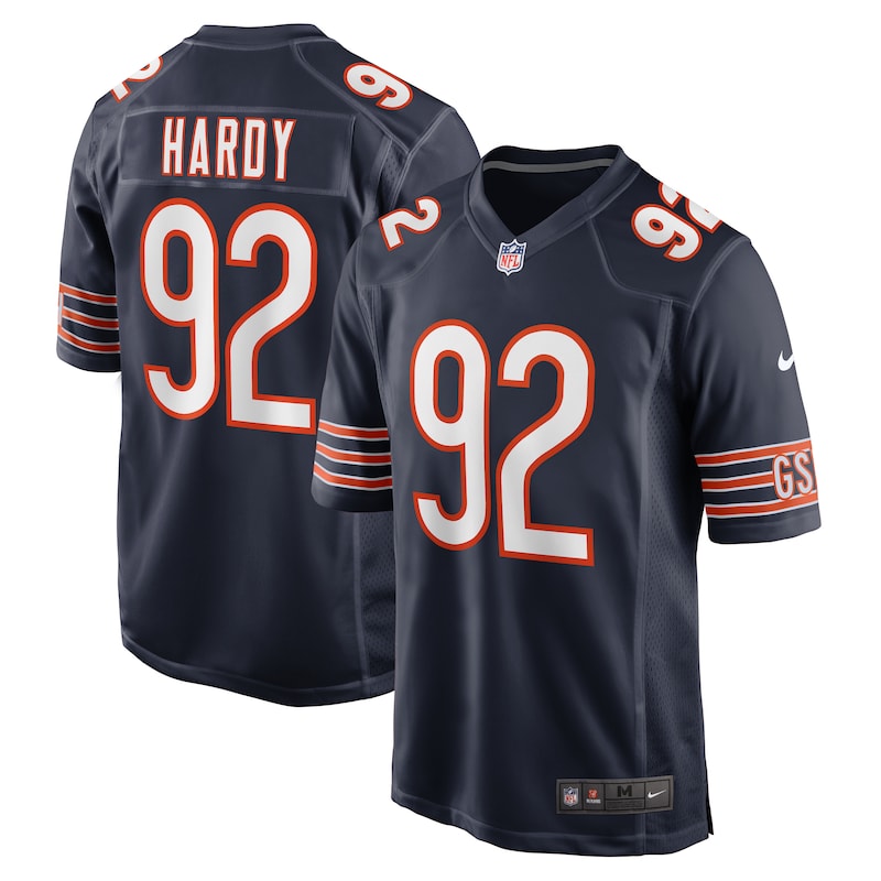 None Daniel Hardy Chicago Bears Historic Franchise Game Jersey