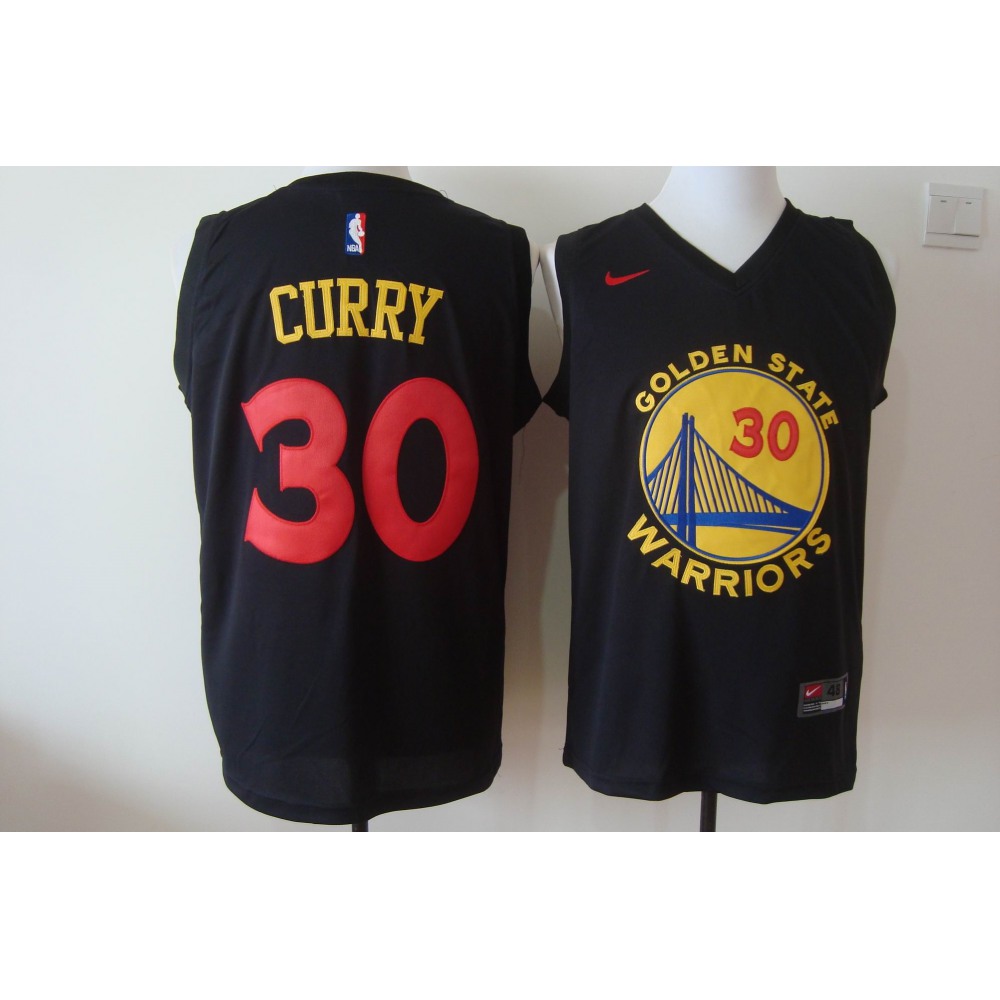 Golden State Warriors Stephen Curry30 Jersey - Black - Basketball Fan Gear