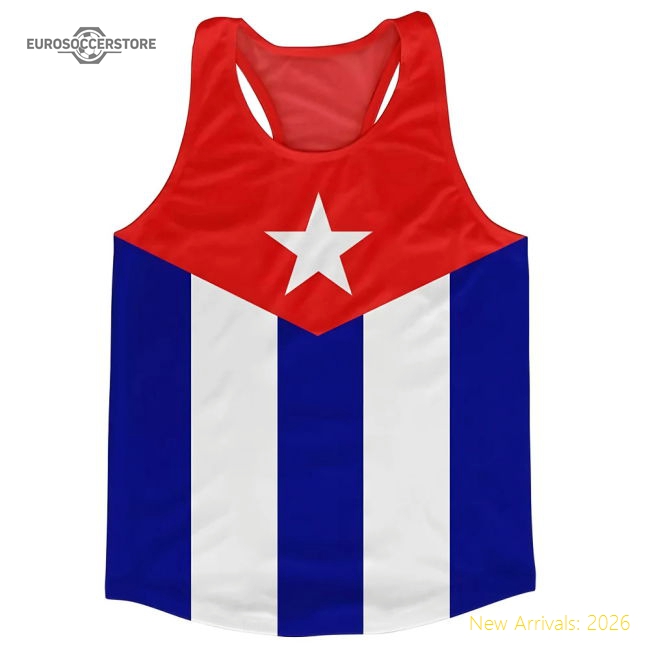 Cuba Flag Running Vest - Supporter Edition - Official Design