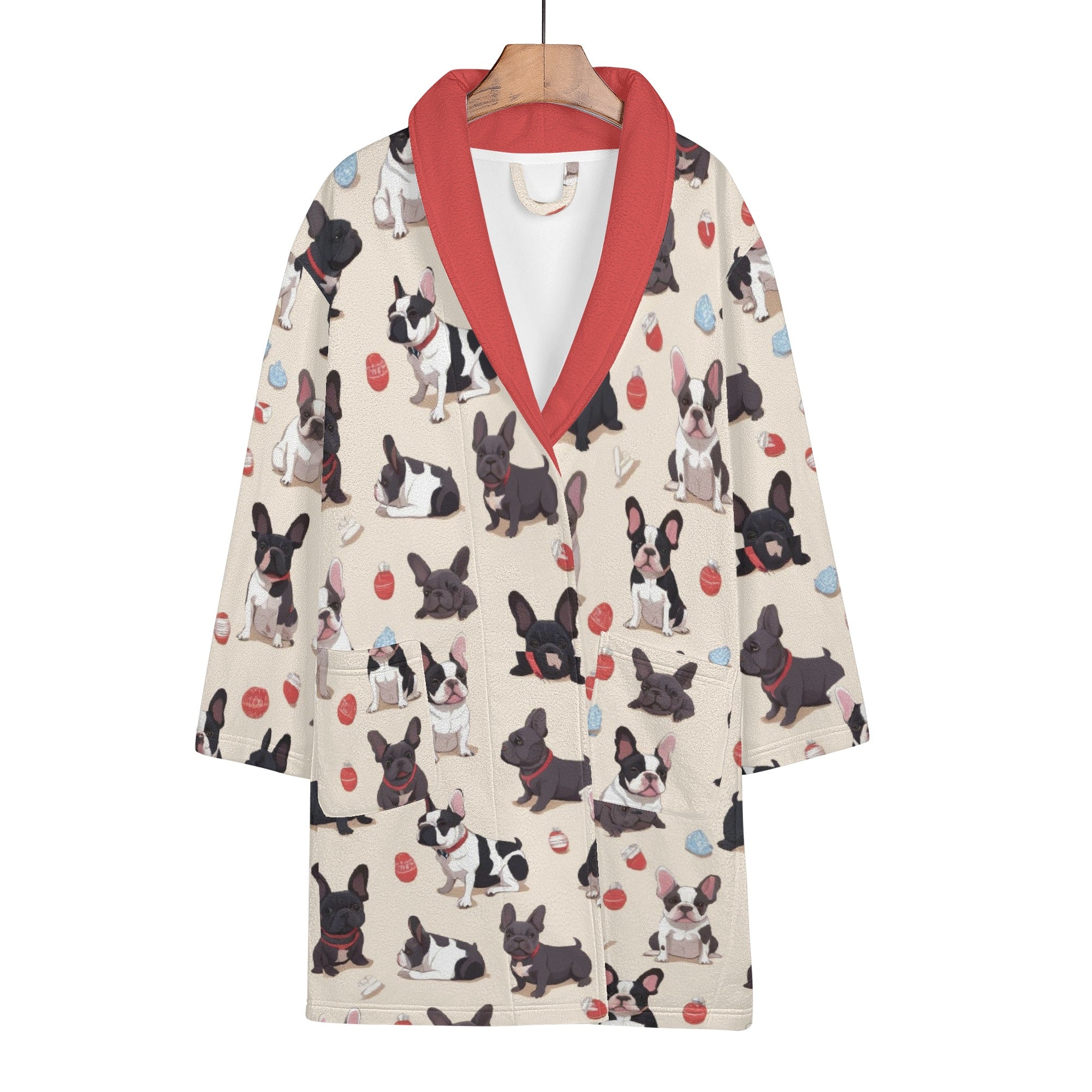French Bulldog Lover Nova Women Bathrobe Frenchie Fan Item