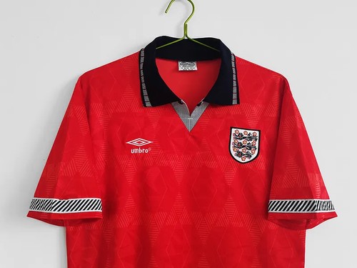 1990-1992 England Visitante - High-end - Trendy Design - Moisture