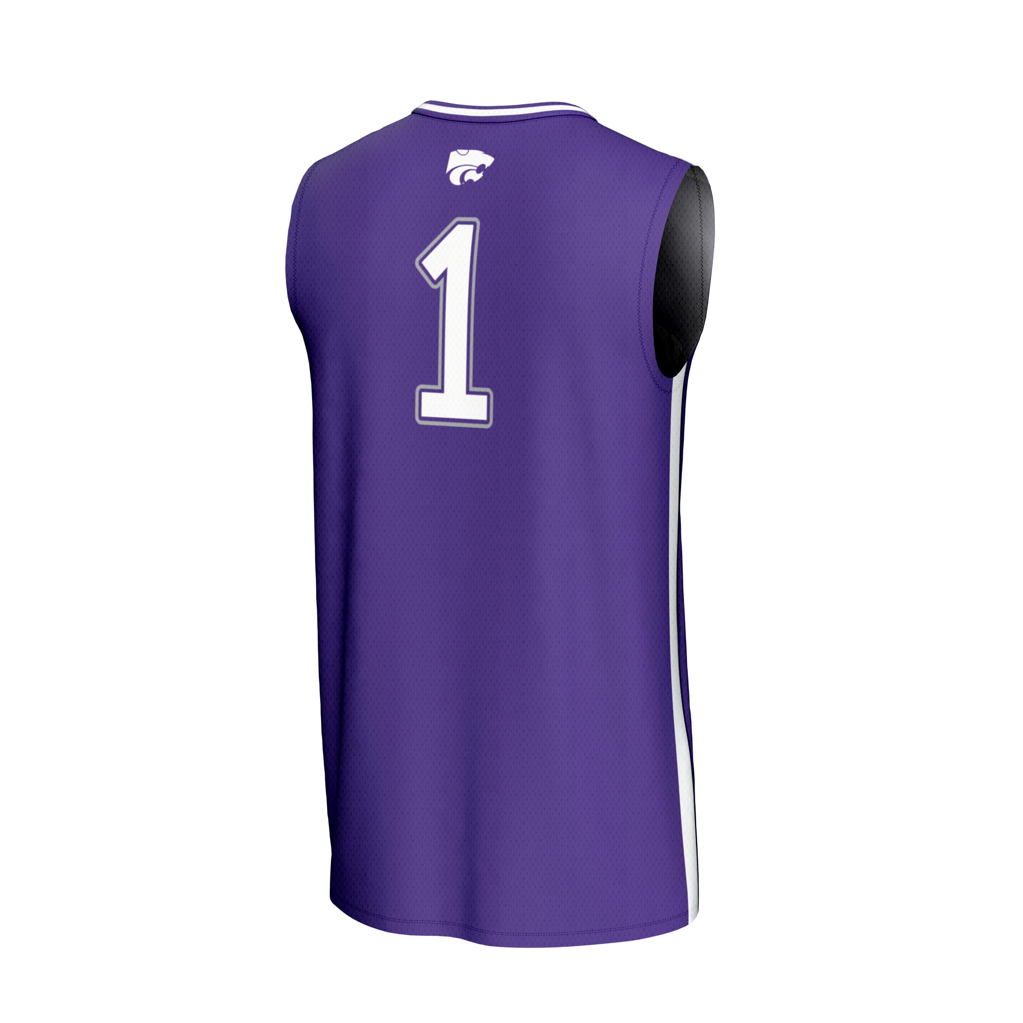 [NJP] Kansas State Wildcats GameDay Greats Youth Lightweight Collegiate Basketball Fashion Jersey - Purple