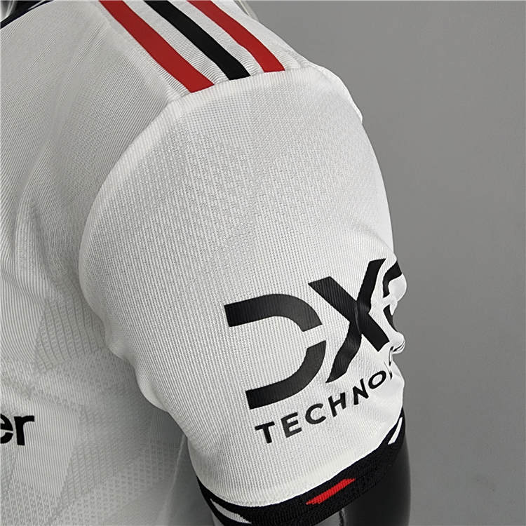 Manchester United 2223 Away Kit White Soccer Jersey Authentic Version