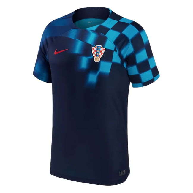 Match Worn Style Croatia Top Level Away Player Jersey