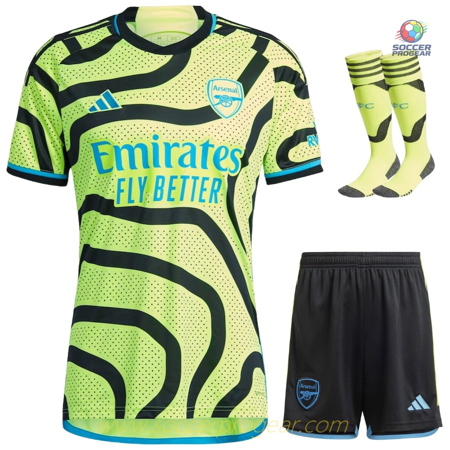 2023 2024 Arsenal Away Youth Kit Shirt