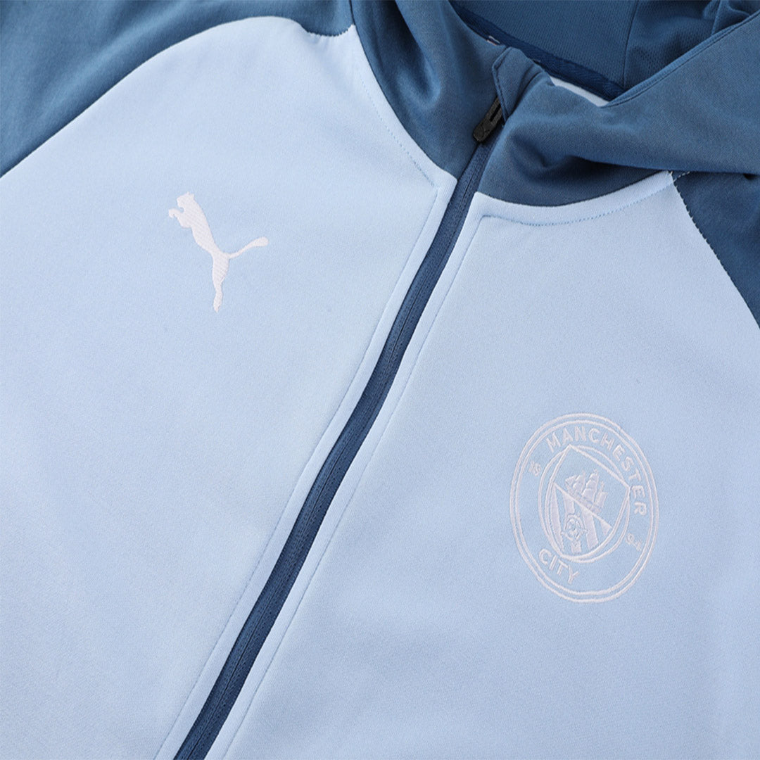 Manchester City Hoodie Training Kit (Jacket+Pants) 2024/25Authentic Ki