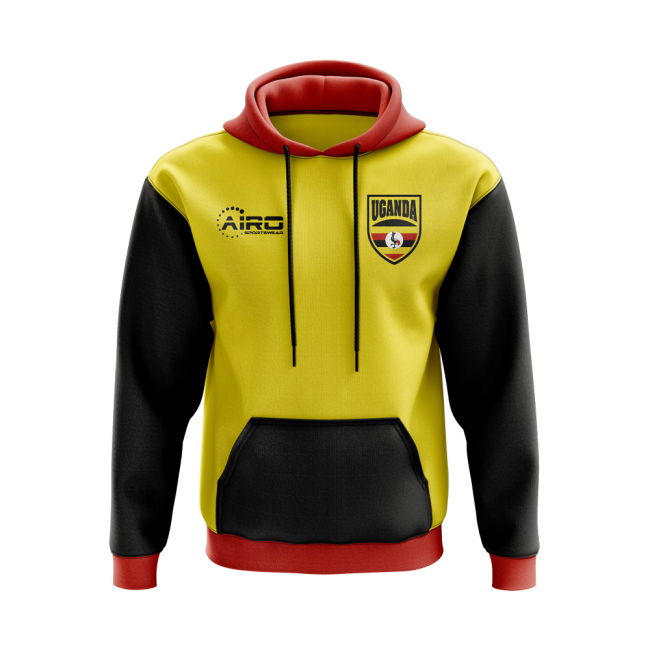 Exclusive-Design Uganda Concept Country Football Hoody (Yellow)