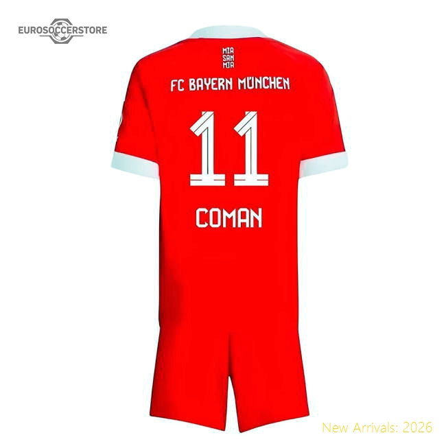 2025-2026 Bayern Munich Home Mini Kit (coman 11) - Fan Design