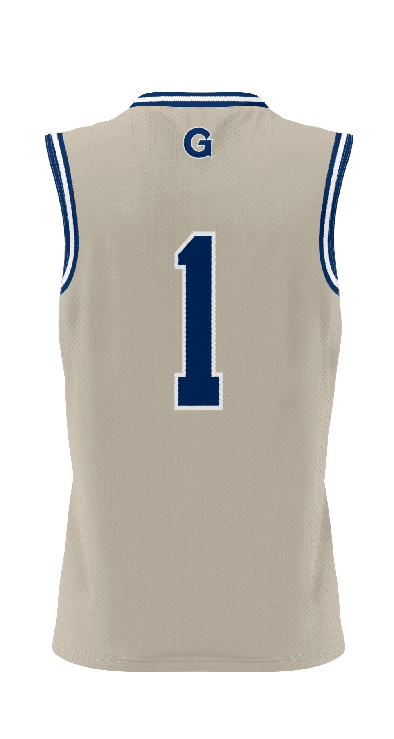 [NJP] Georgetown Hoyas GameDay Greats Lightweight Basketball Jersey - Gray