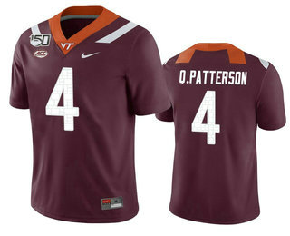Men's None Game 2024 high quality Quincy Patterson #4 away jersey
