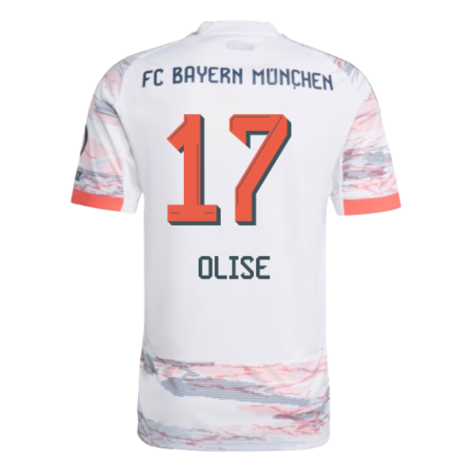Durable Material Bayern Bayern Munich Away Shirt Olise #17 Updated...