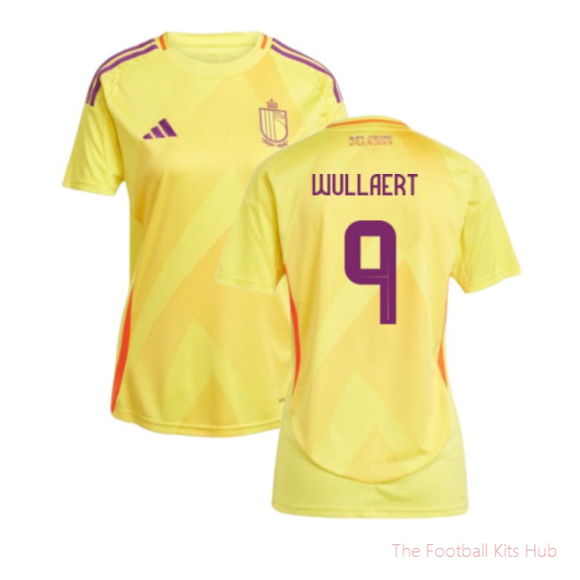 [JED] 2025/26 Belgium Womens Team Away Shirt (Ladies) (Wullaert 9)