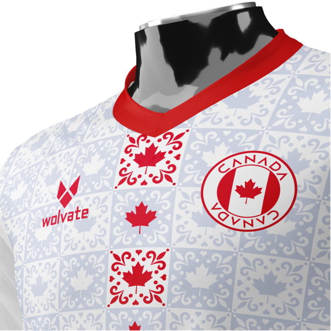 World-Class Pro-Grade Canada Heritage Football Jersey (Wolvate) Adult
