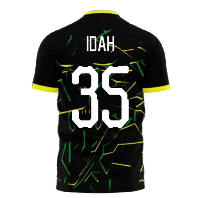 Norwich Away Concept Football Kit Libero Idah #35 Durable Material...