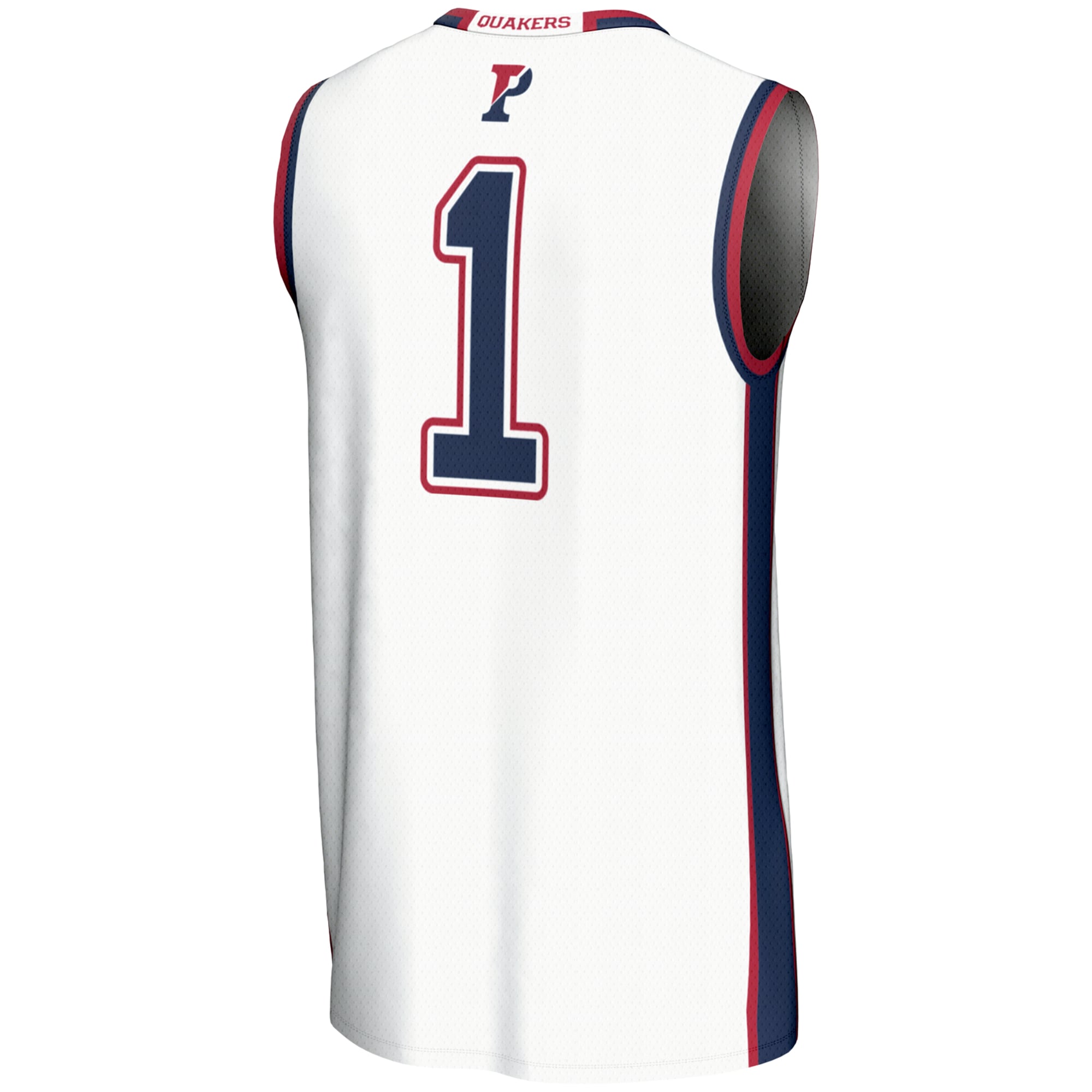 [NJP] Pennsylvania Quakers GameDay Greats Youth Lightweight Basketball Jersey - White