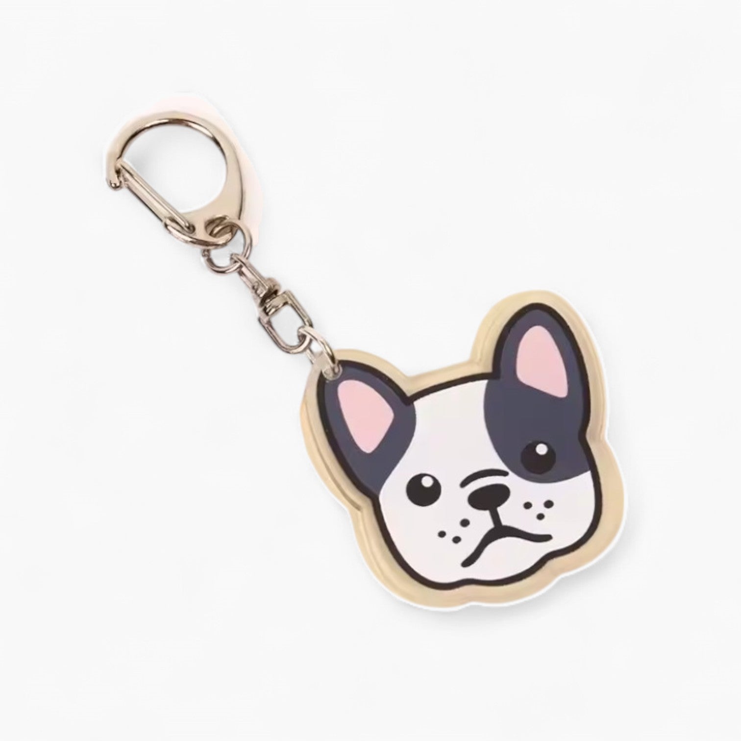 Minimal-Aesthetic Pawchain French Bulldog Keychain Gift – Cute French...