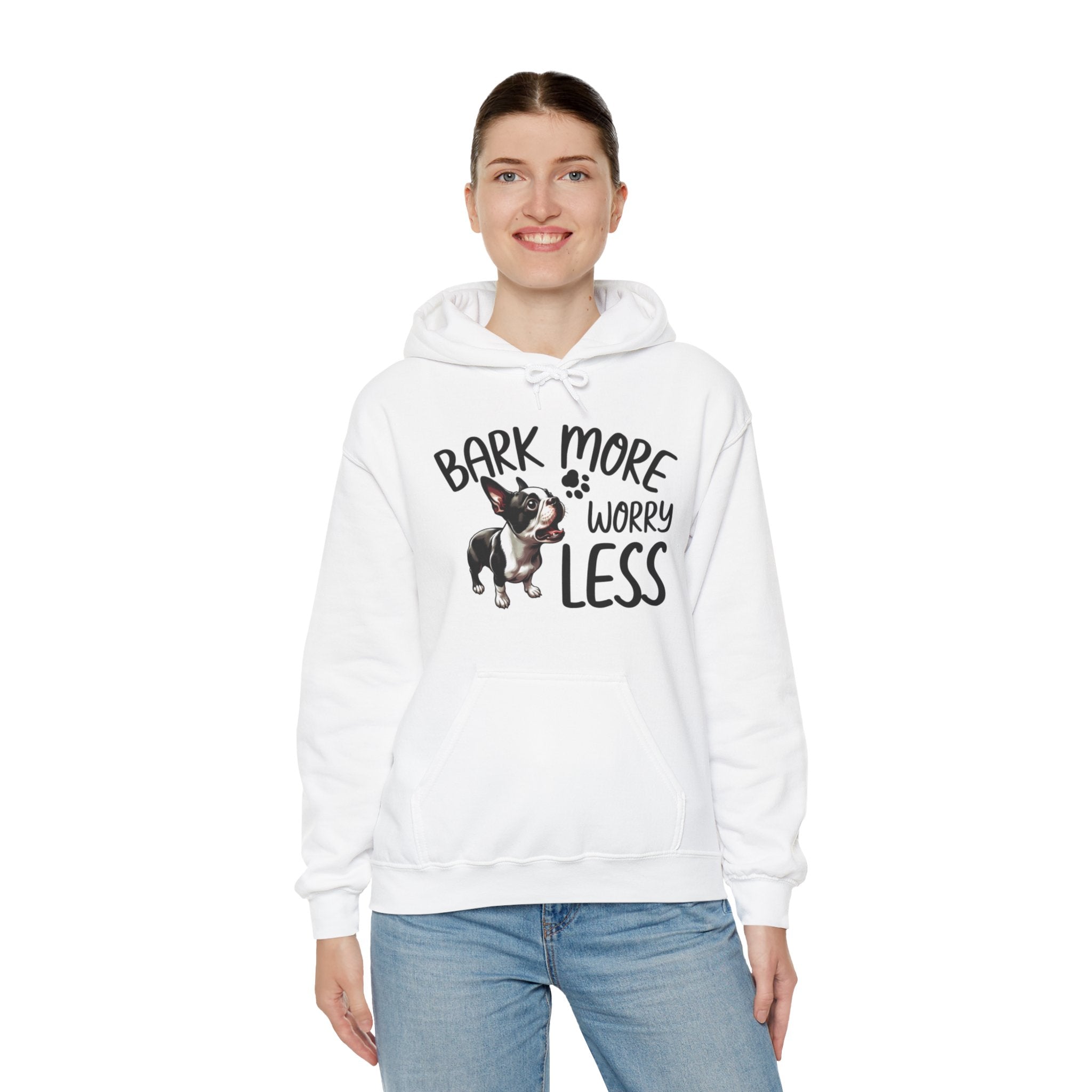 Lifestyle-Driven Ike - Unisex Hoodie For Boston Terrier Lovers for Fa...