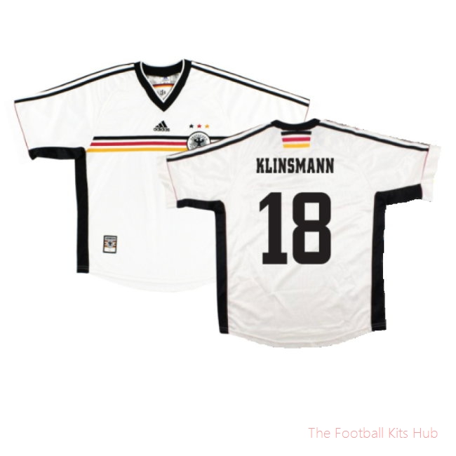 Germany 1998-00 Home Shirt (2XL) (Very Good) (Klinsmann 18)