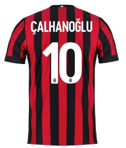 AC Milan Home 201718 Calhanoglu 10 Shirt - Official Replica 9767