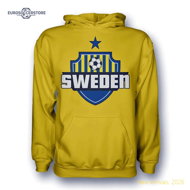 Sweden Country Logo Hoody (yellow) - Kids