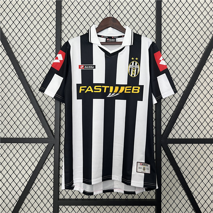 0102 Juventus Retro Home Soccer Football Shirt - Official Replica 47