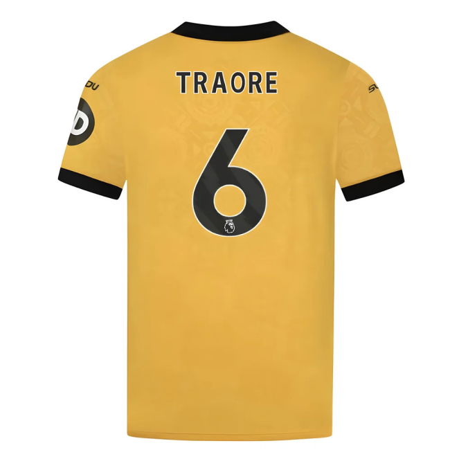 High Performance Loyal Wolves Wolves Home Shirt Traore #6 Modern S...