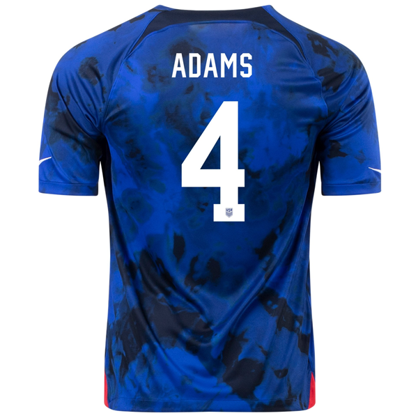 Nike United States Tyler Adams Home Jersey 24/25 (White)