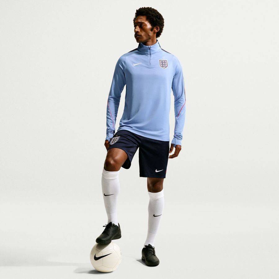 England Training Shirt Dri-FIT Strike Drill World Cup 2026 - Work Blue/Obsidian/White