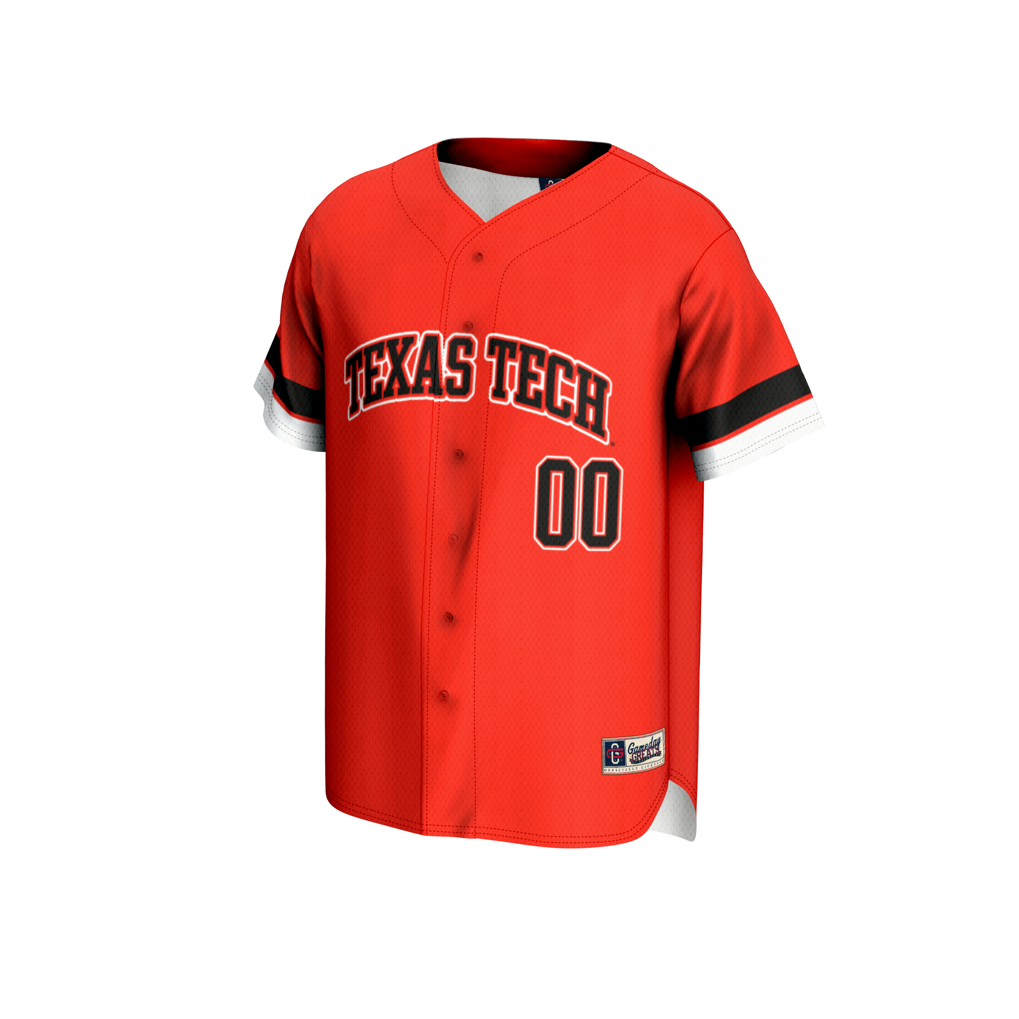Texas Tech Red Raiders GameDay Greats Unisex NIL Pick-A-Player Baseball Lightweight Jersey - Red
