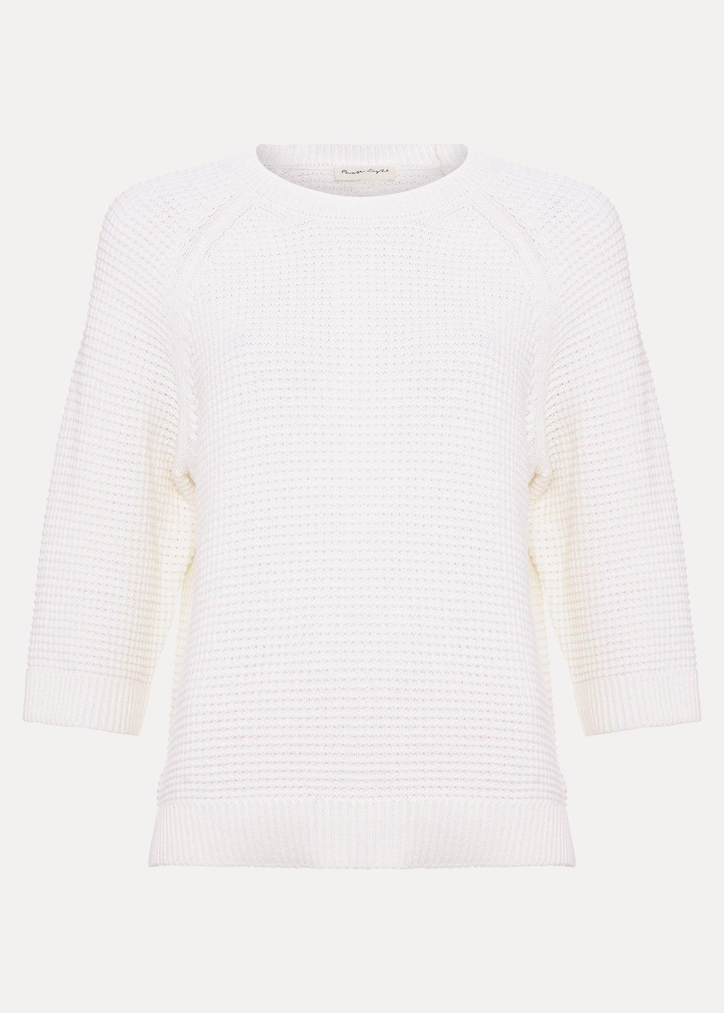Odette Textured Ivory Jumper