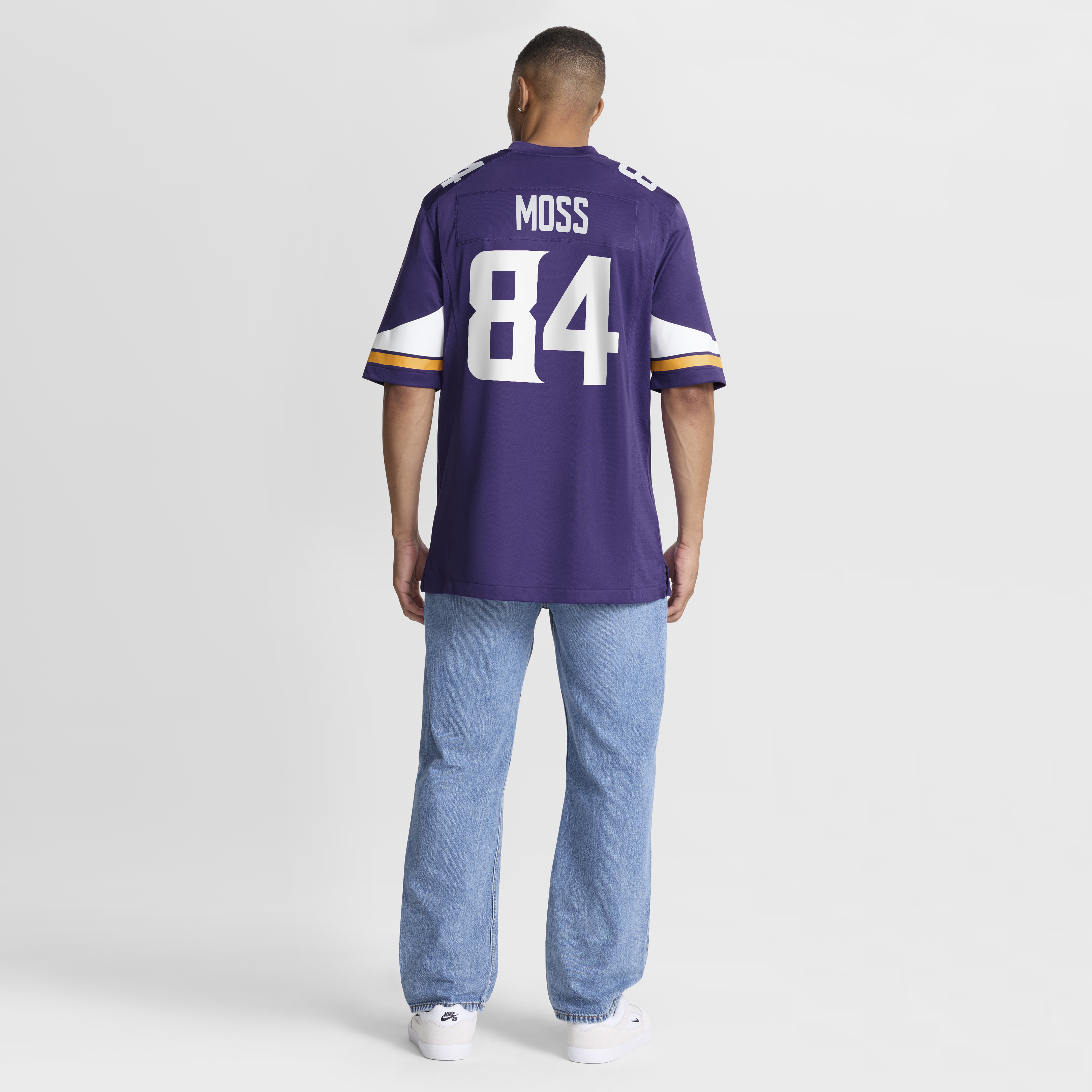 [LK] Randy Moss Minnesota Vikings Game Retired Player Jersey - Purple