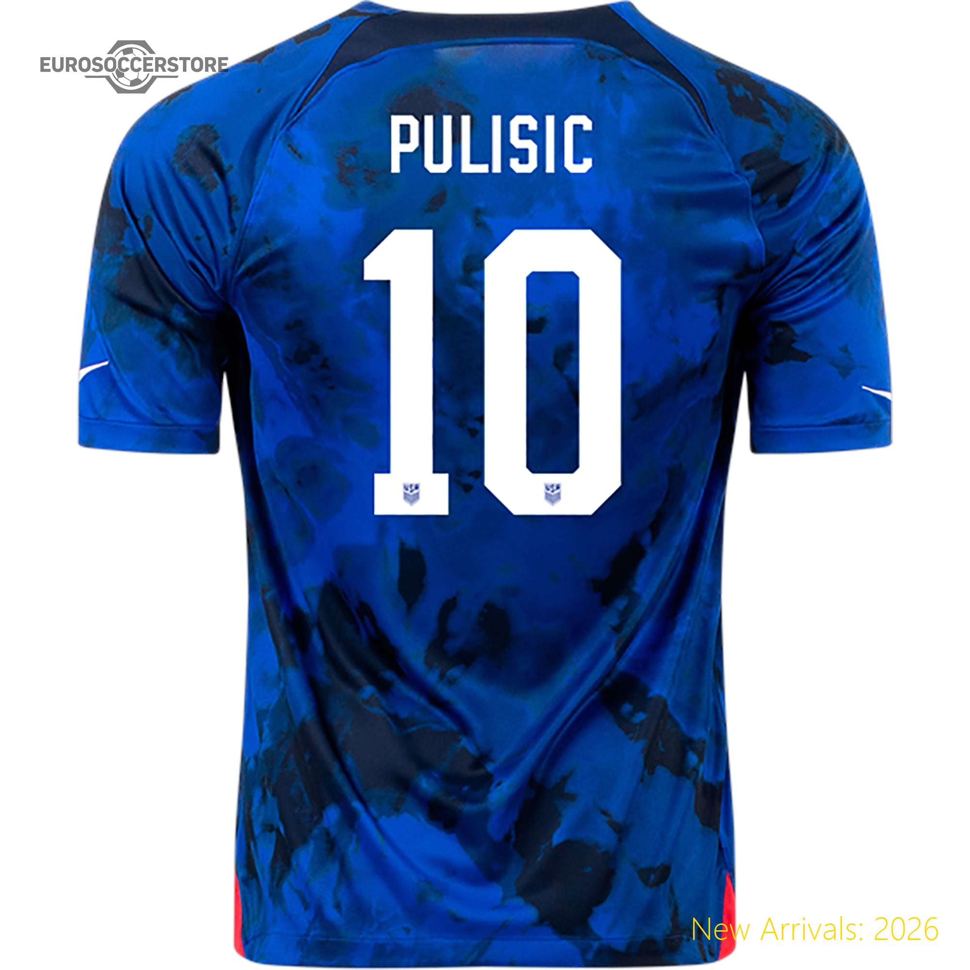 Eye-catching Kids Usa Christian Pulisic Superior Away Jersey 2022
