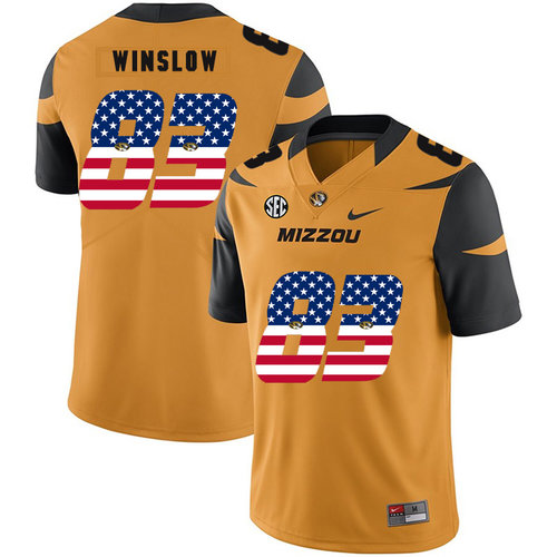 Men's None #83 Kellen Winslow Gold 2024 home jersey official Jersey
