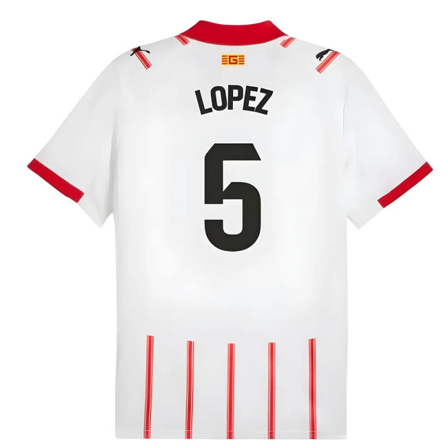 2025-2026 Girona Home Shirt (Lopez 5) | Top Quality | Game Day