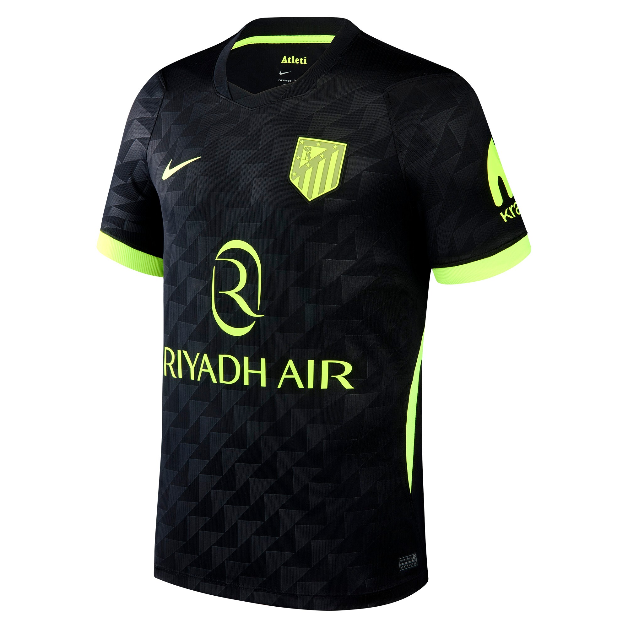 [SJH] Atletico de Madrid 2026/27 Away Stadium Replica Jersey - Black