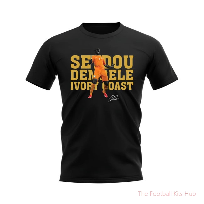 Seydou Doumbia Ivory Coast Player Tee (Black)