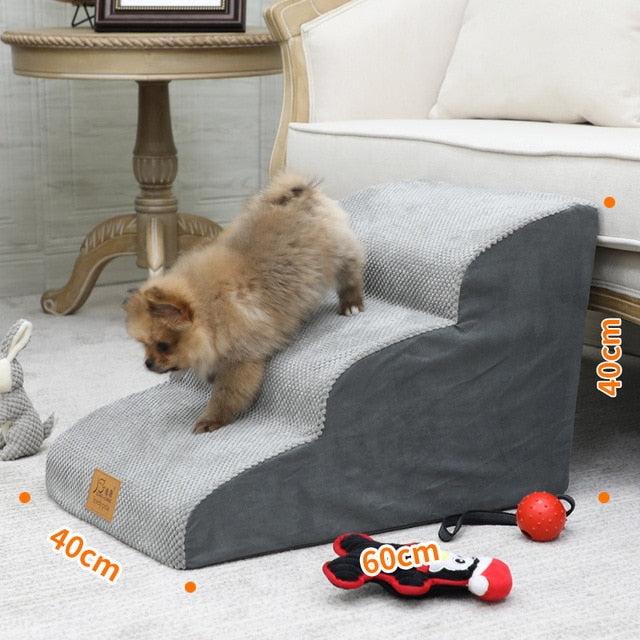 Weather-Resistant Frenchie-friendly High Bed Stairs – Make Climbing E...